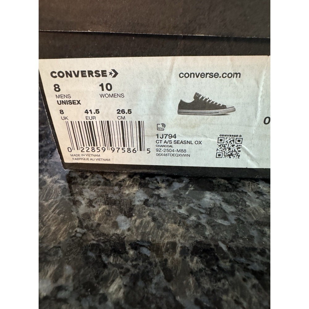Converse Chuck Taylor All Star Lift Ox Low Seasonal Shoes Sz 8 Men 10 Lady - Picture 7 of 7